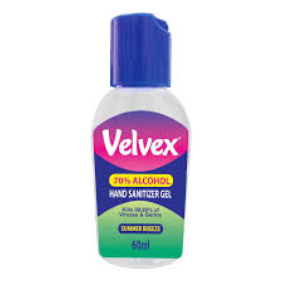 VELVEX H/SANITIZER GEL SUM BREEZE 60ML